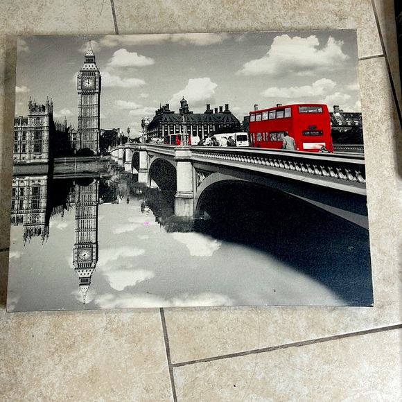 3 telephone booth black and red frames brand new conditions - Picture 2 of 4